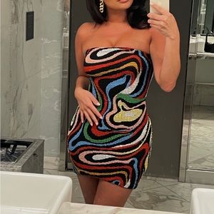 PUCCI ONLY WORN ONCE STRETCHY TUBE DRESS MEDIUM